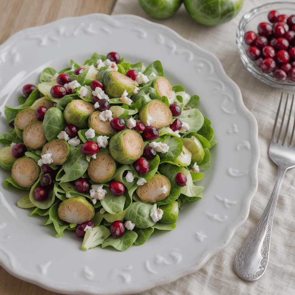 Rosenkohl Cranberry Salat